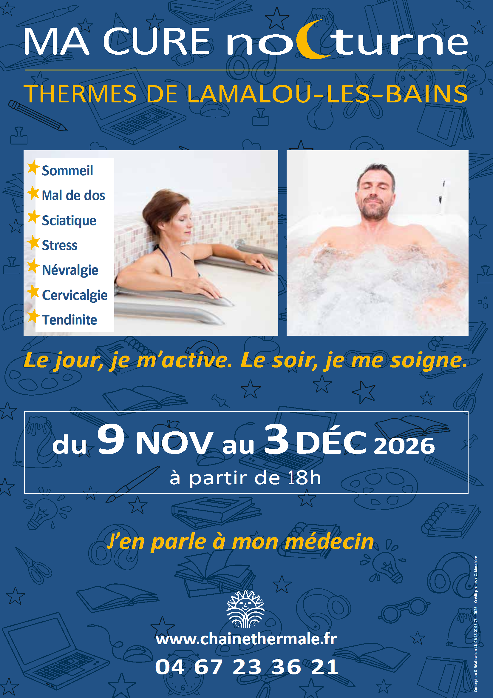 CURE NOCTURNE DU 9 NOVEMBRE AU 3 DECEMBRE