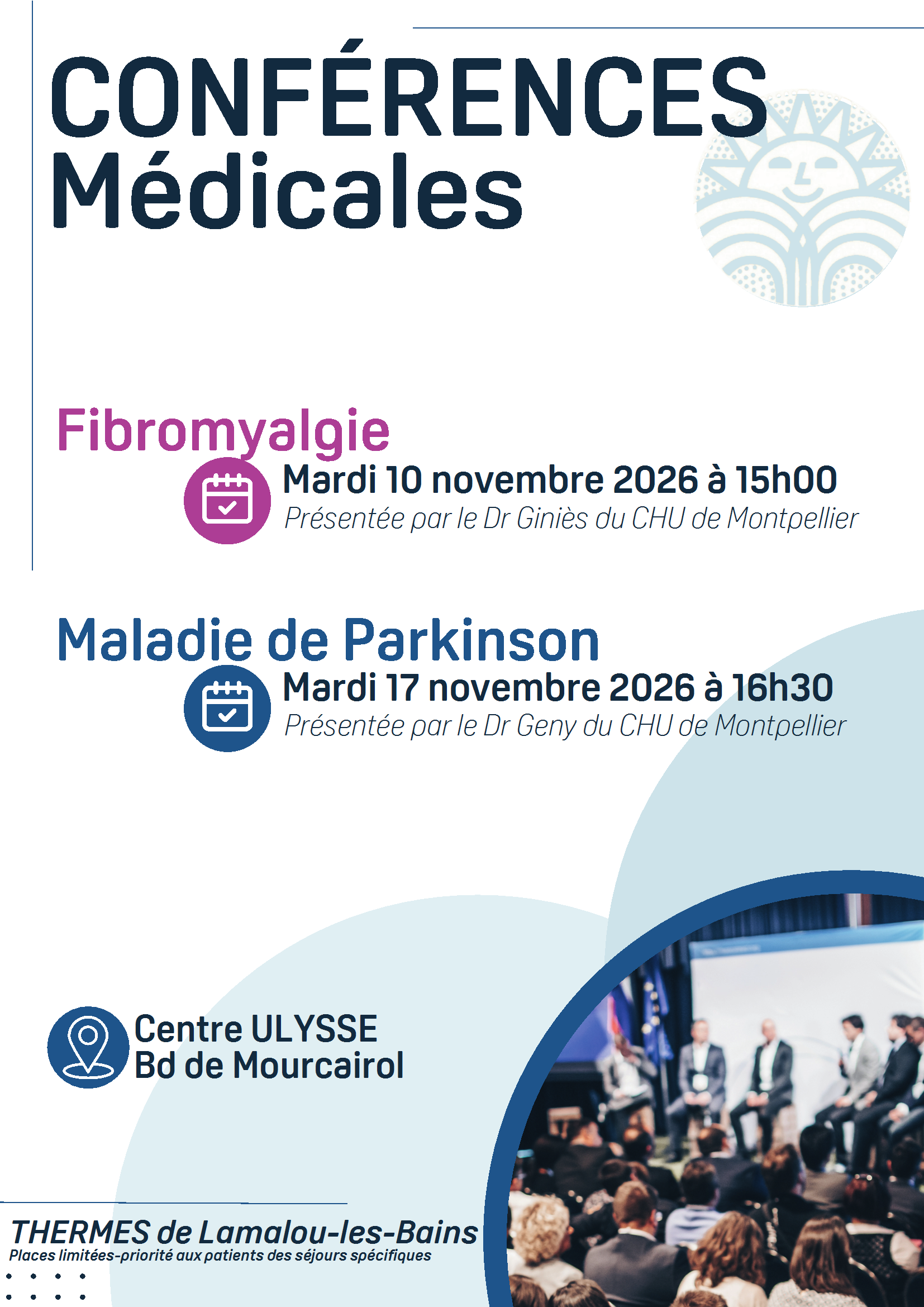 CONFERENCES MEDICALES NOVEMBRE