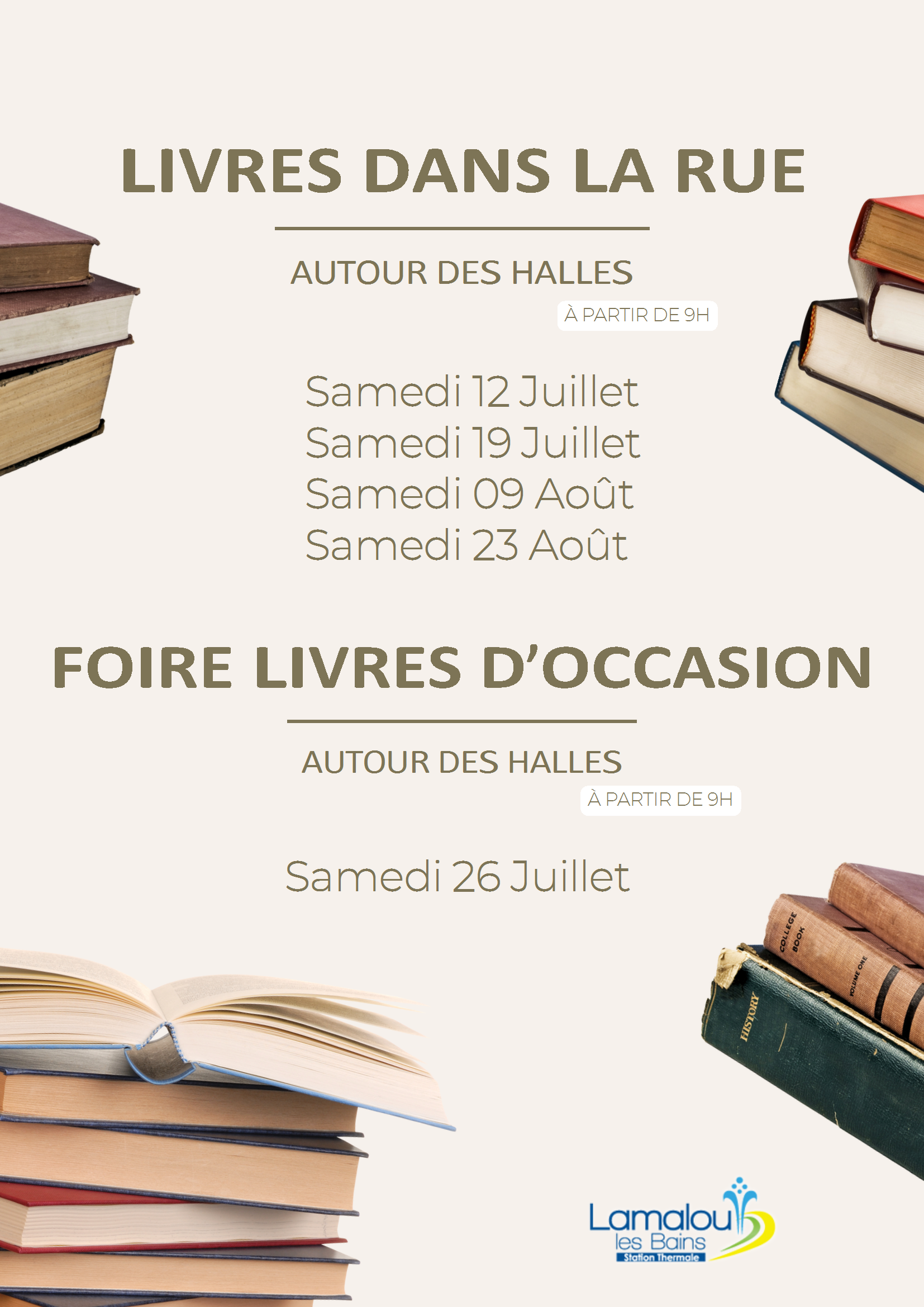 LIVRES DANS LA RUE
