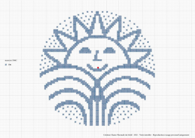 Point de croix – « Soleil »