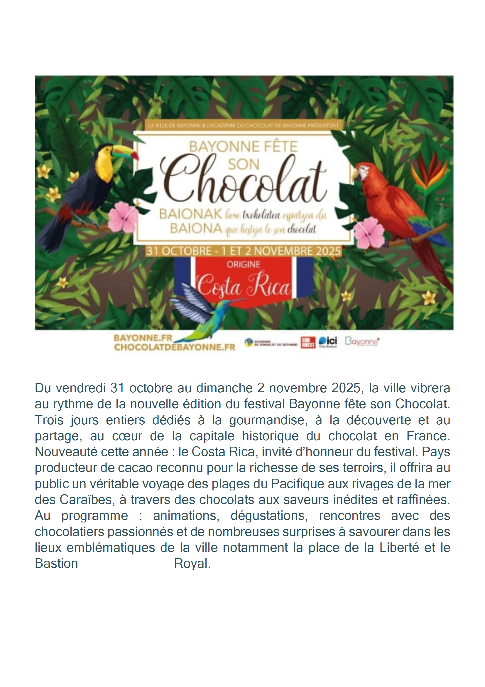 FETE DU CHOCOLAT