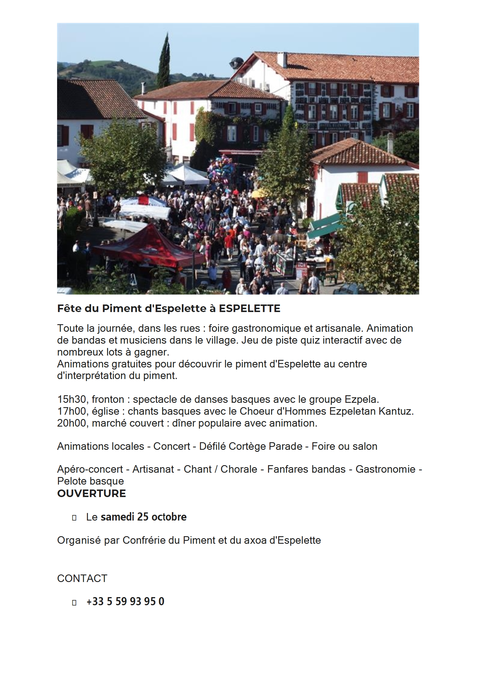 FETE DU PIMENT D ESPELETTE