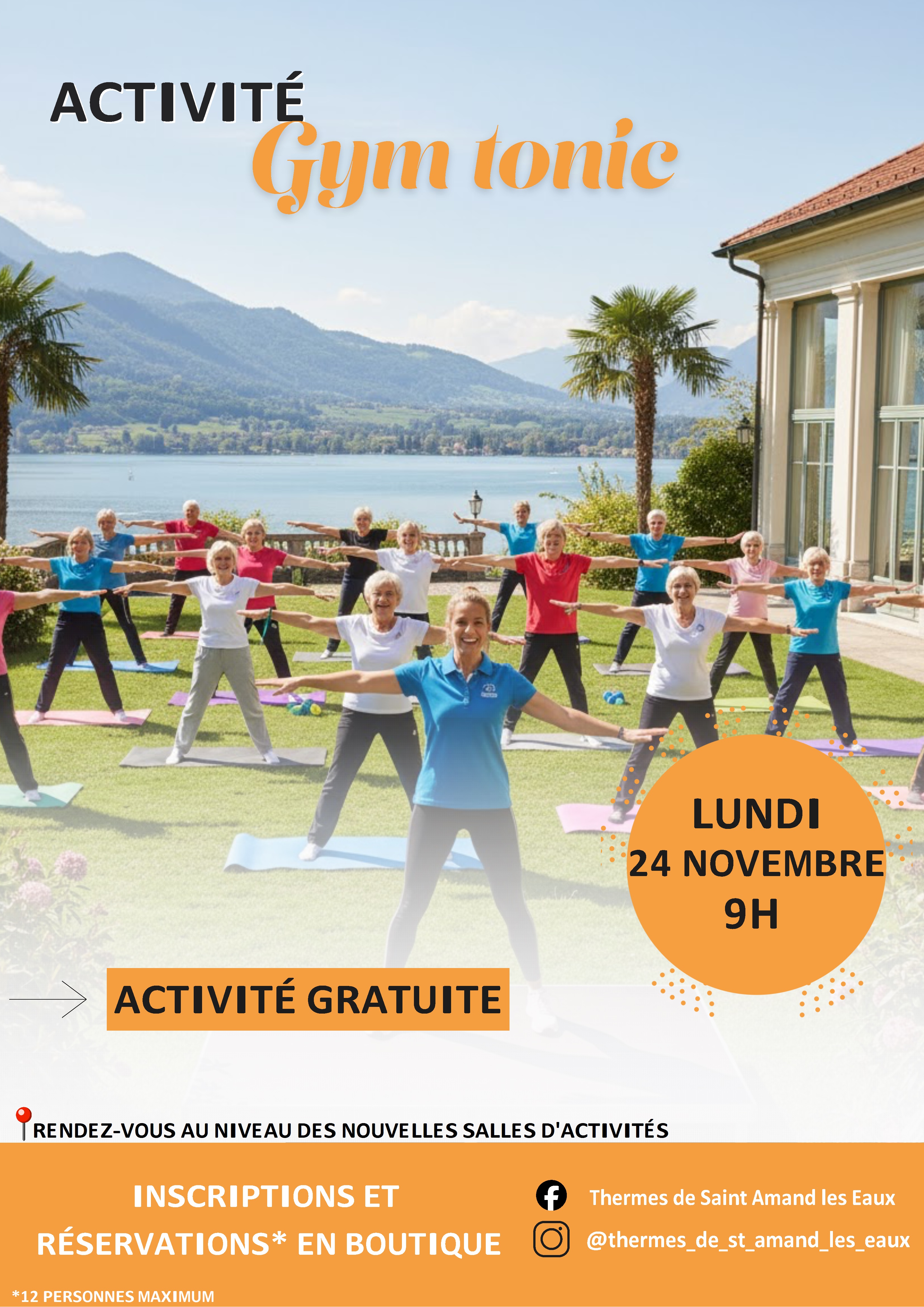 ACTIVITE NOVEMBRE: GYM TONIC