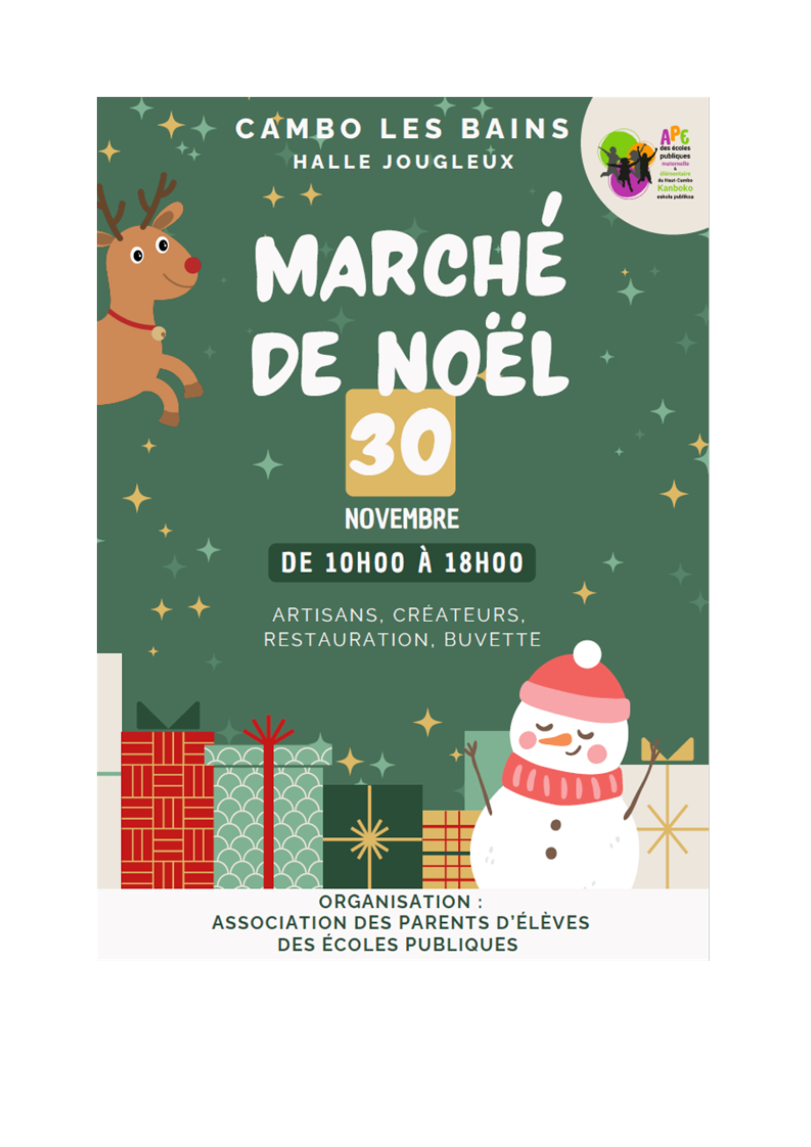 MARCHE DE NOEL HALL JOUGLEUX