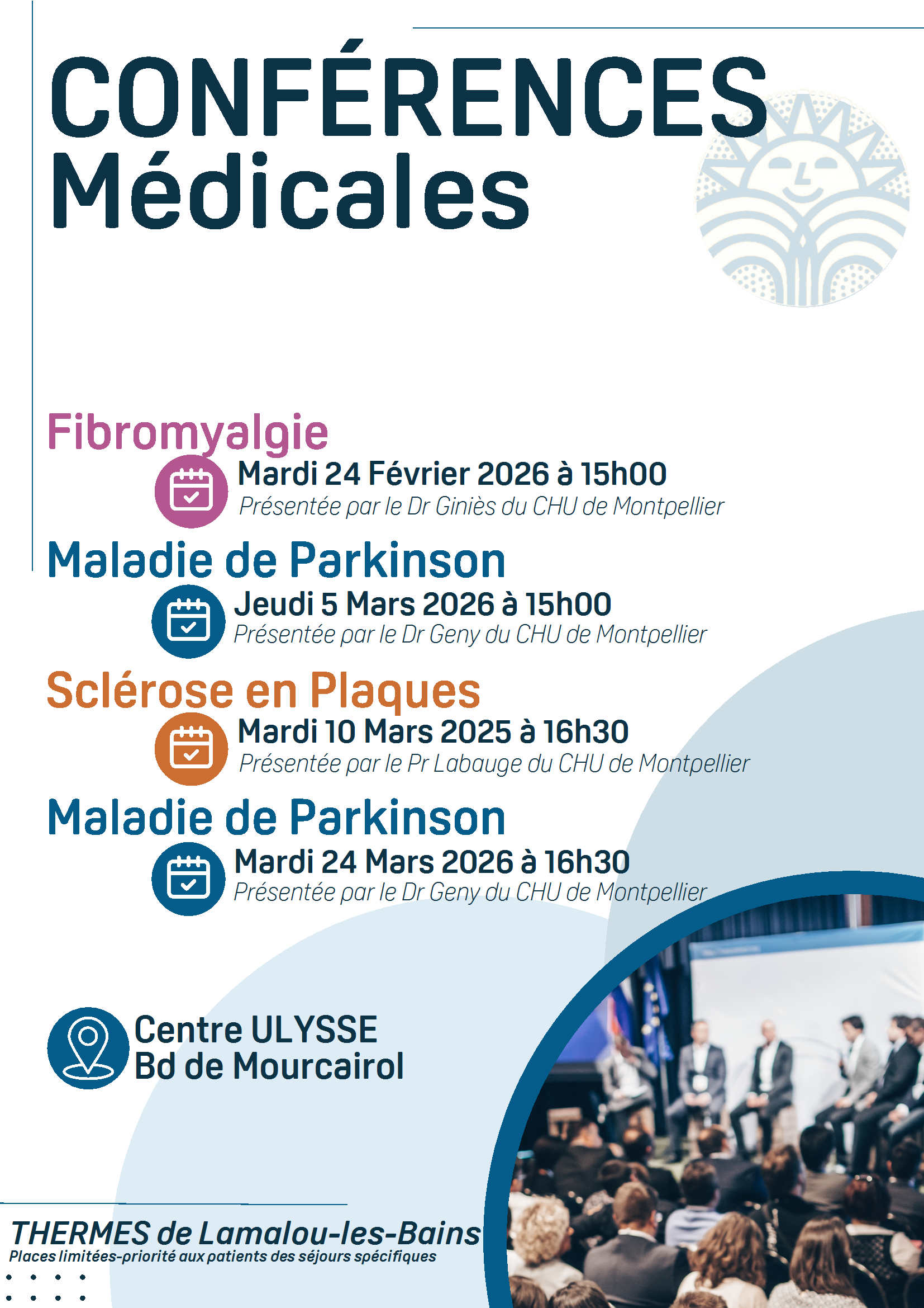 Conférences Médicales à Lamalou