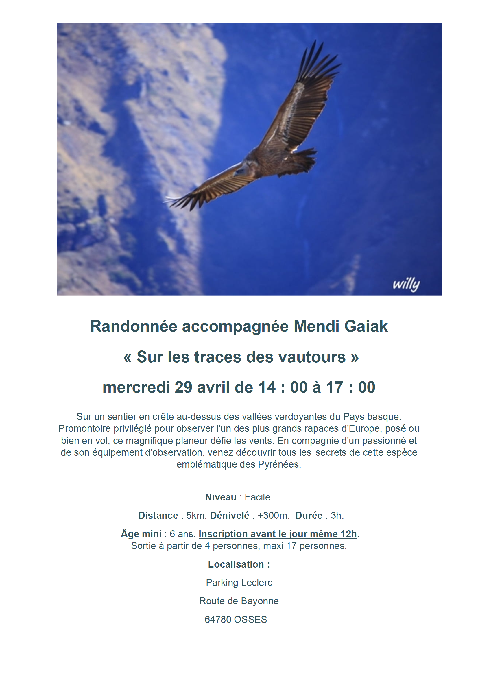 RANDONNEE ACCOMPAGNEE MENDI GAIAK