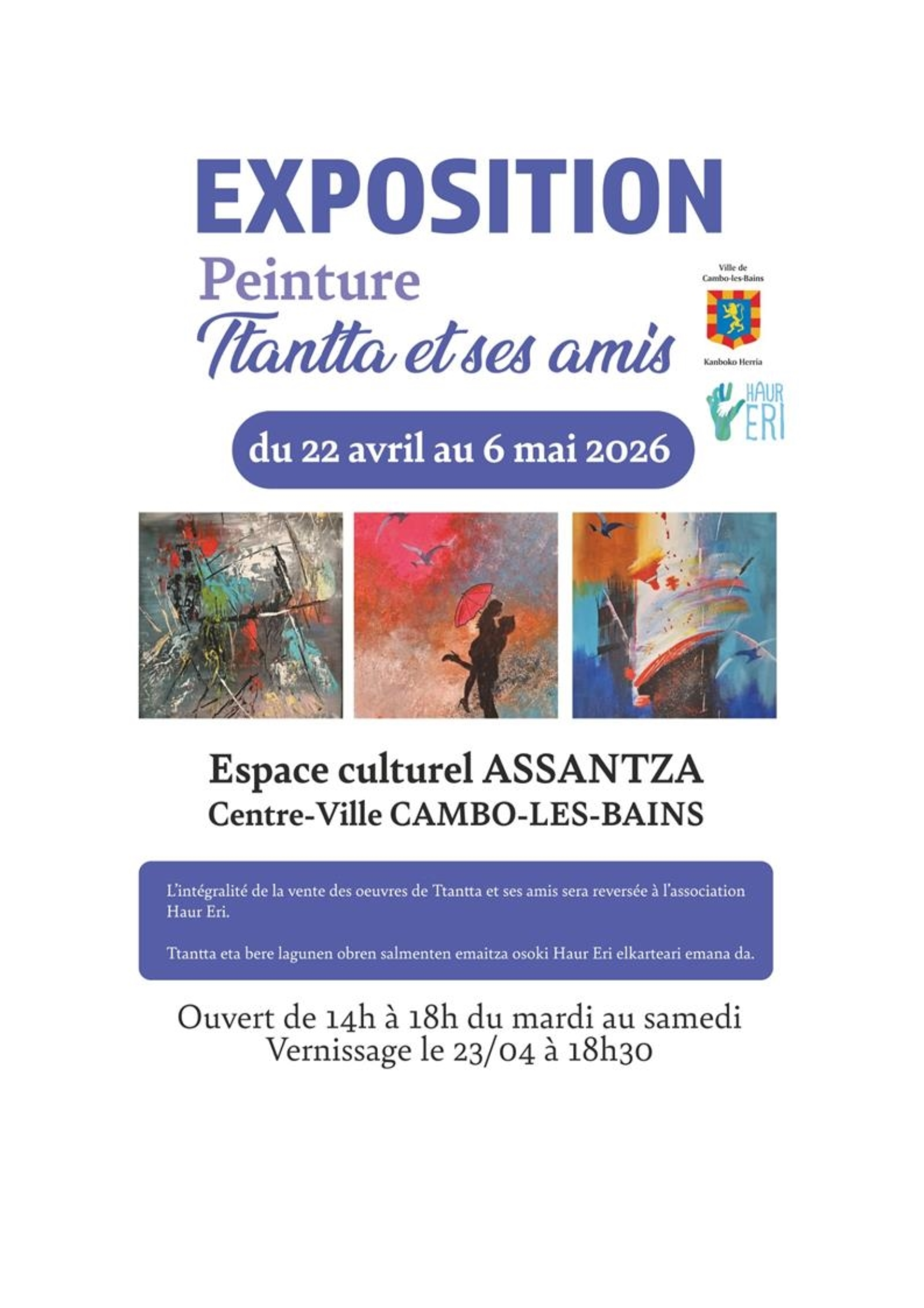 EXPOSITION PEINTURES