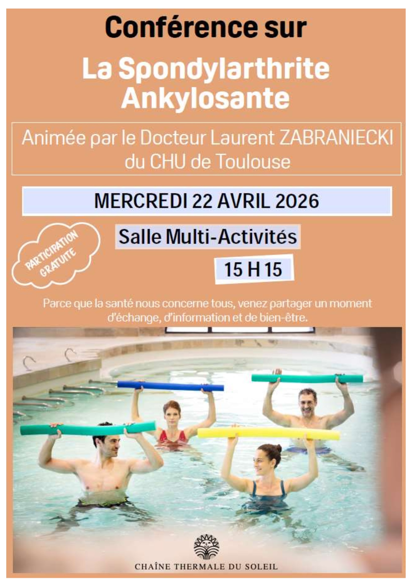 CONFERENCE SUR LA SPONDYLARTHRITE ANKYLOSANTE