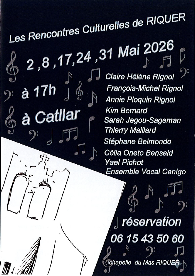 LES RENCONTRES CULTURELLES DE RIQUER