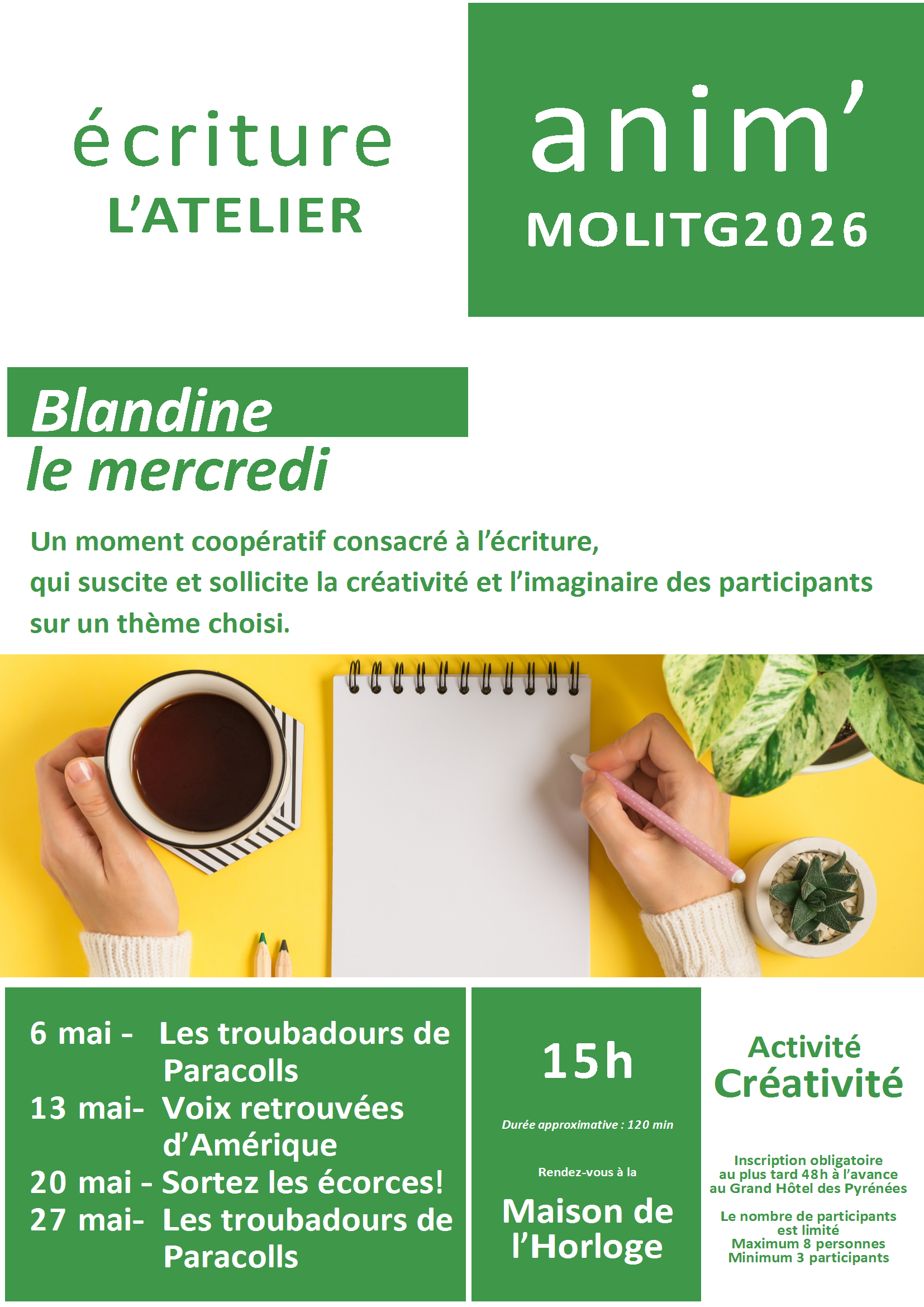 ATELIER ECRITURE
