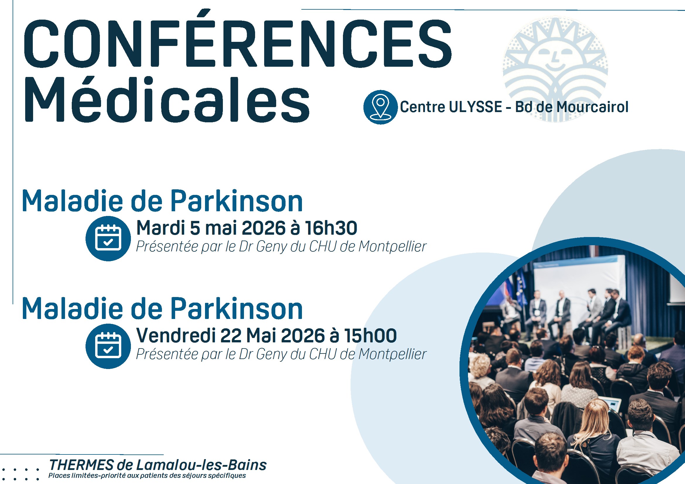 CONFERENCES MEDICALES MAI 2026
