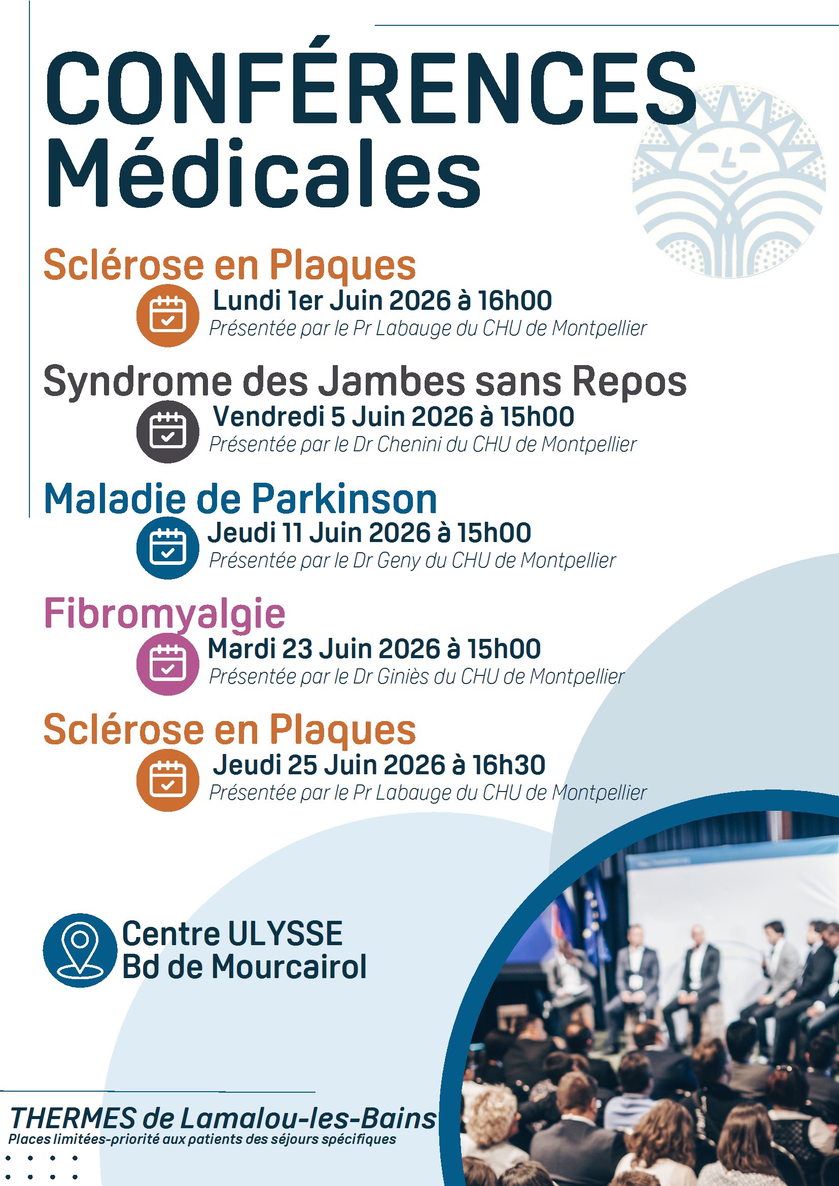 CONFERENCES MEDICALES JUIN