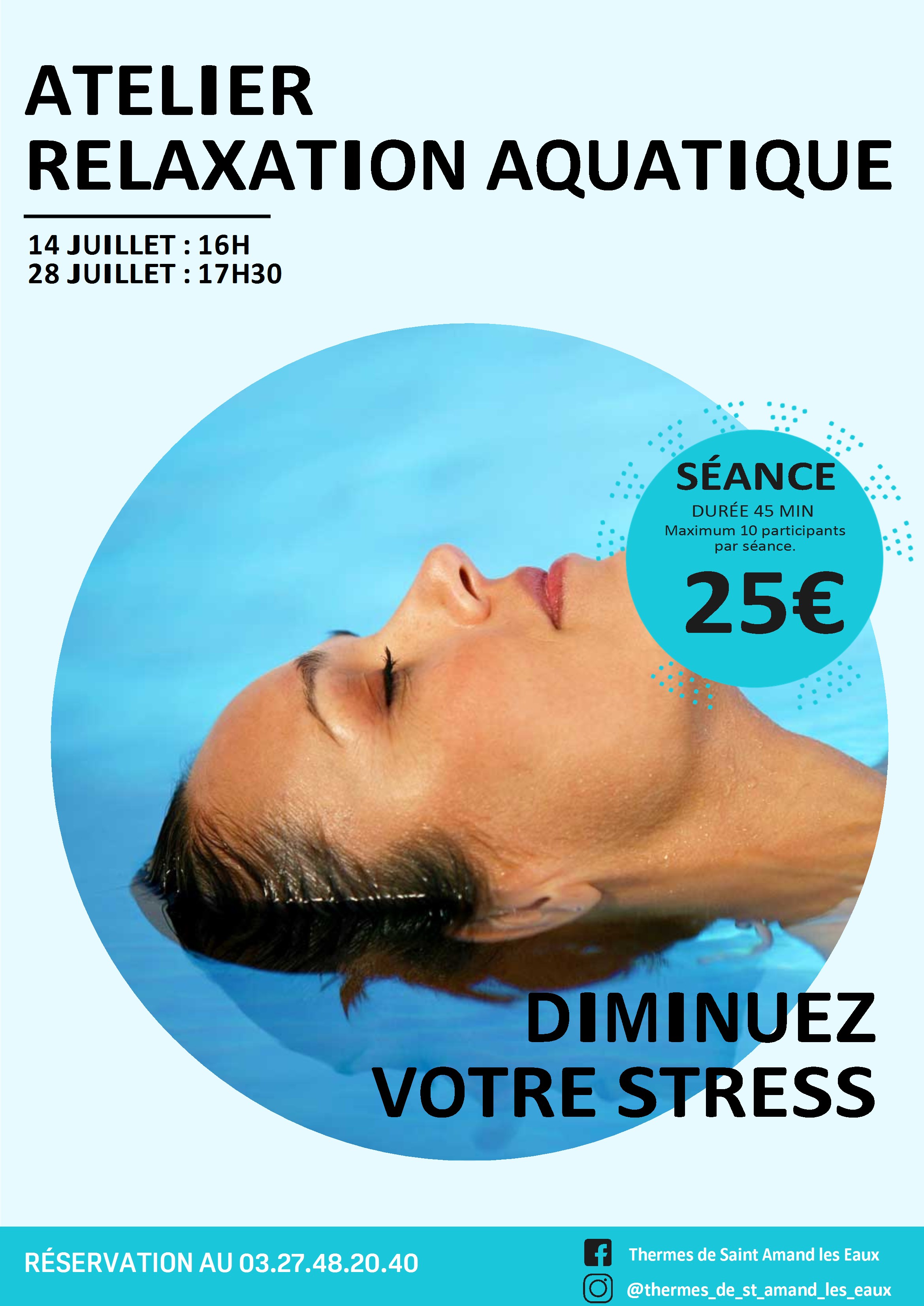 ATELIER RELAXATION AQUATIQUE JUILLET