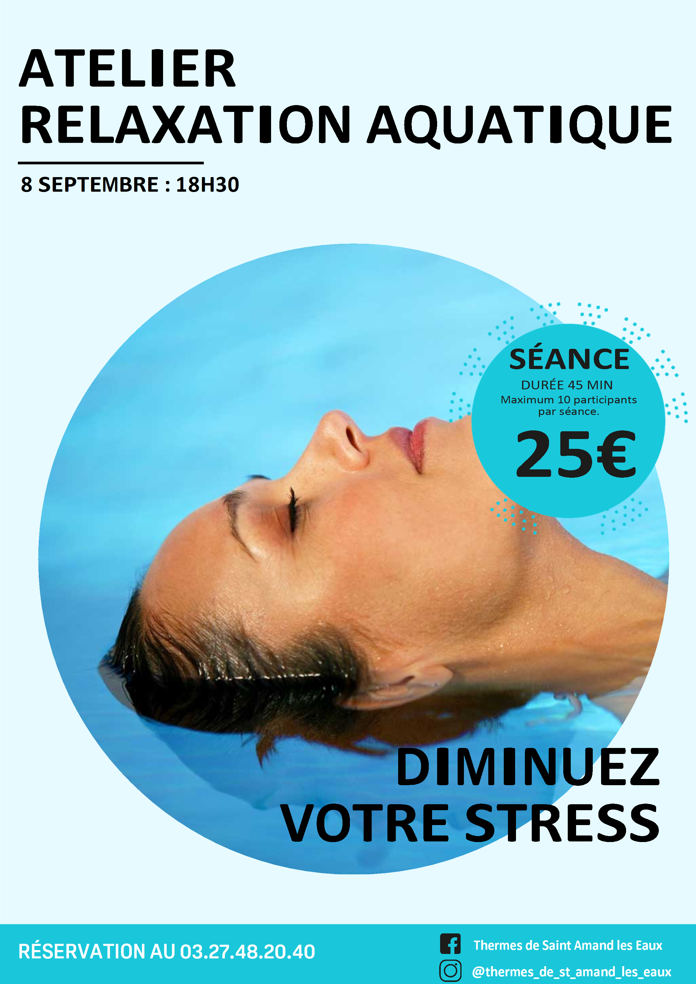 ATELIER RELAXATION AQUATIQUE 8 SEPTEMBRE