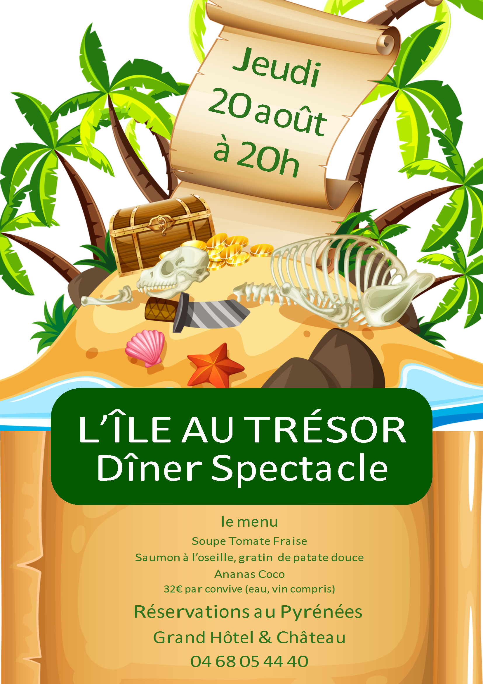 REPAS SPECTACLE 20 AOUT