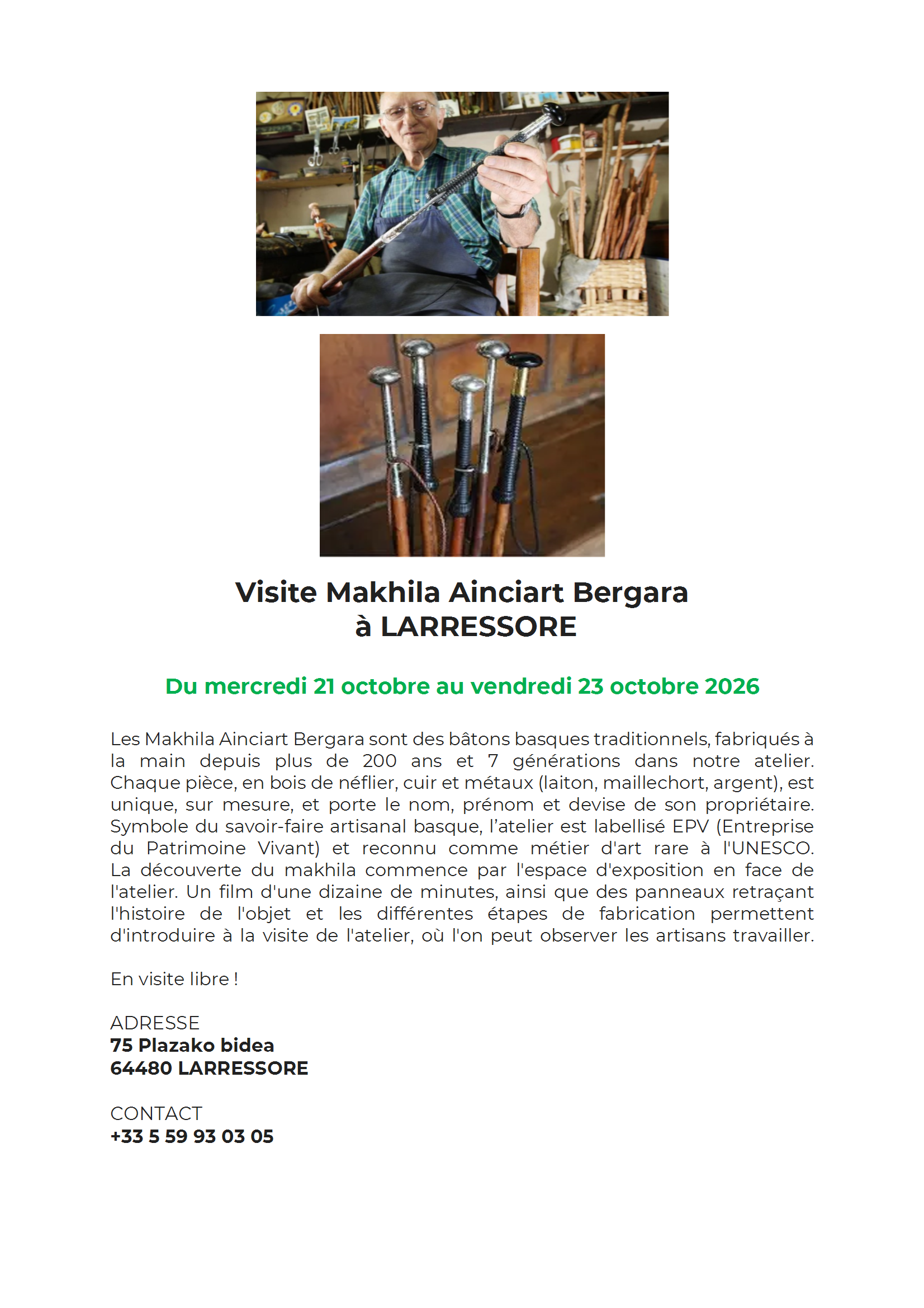 VISITE A LARRESSORE